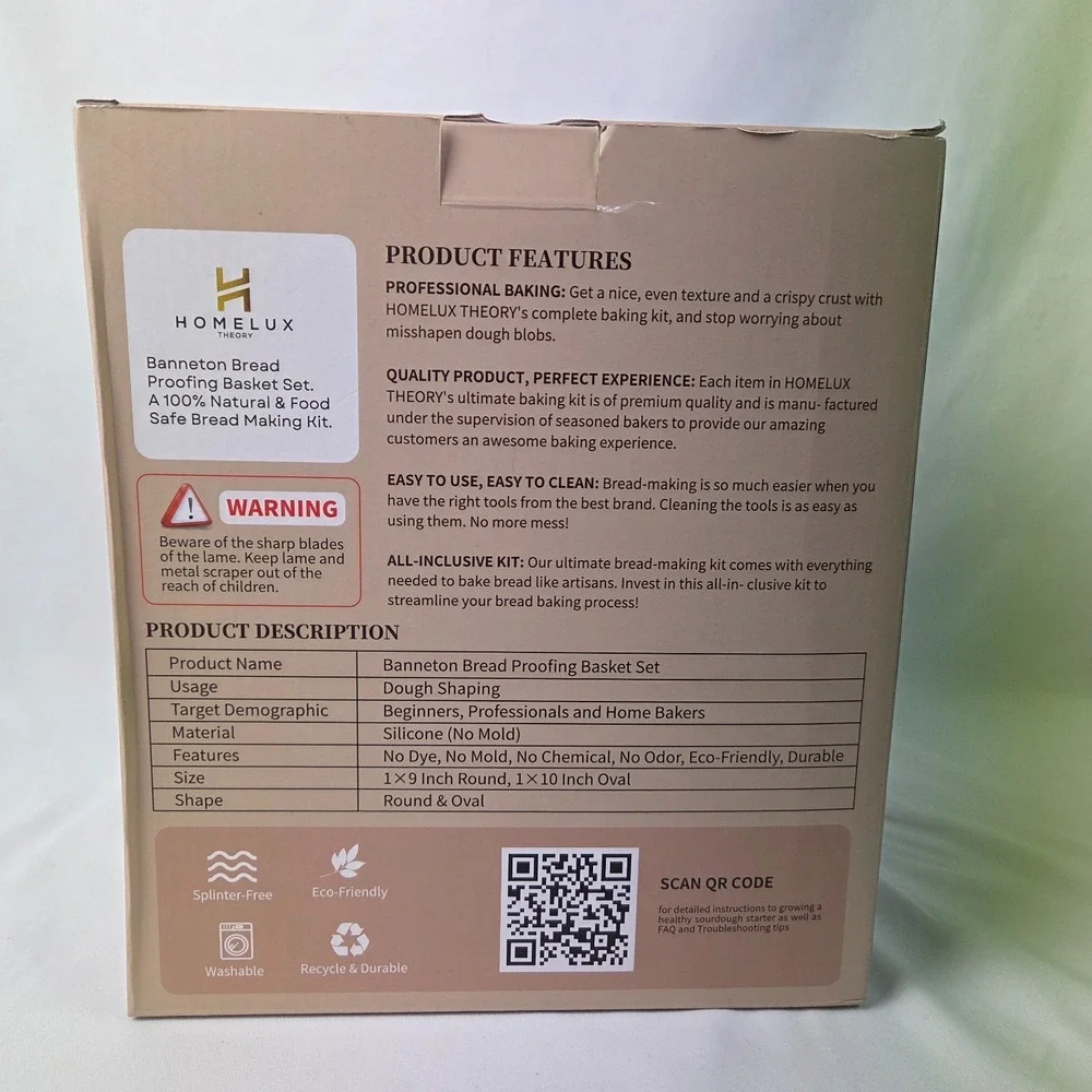 Banneton Bread Proofing Baskets Set of 2, 11